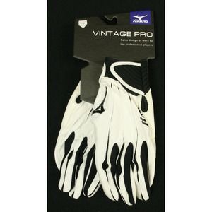 Youth Batting Gloves Mizuno Vintage Pro Small Kids White Black